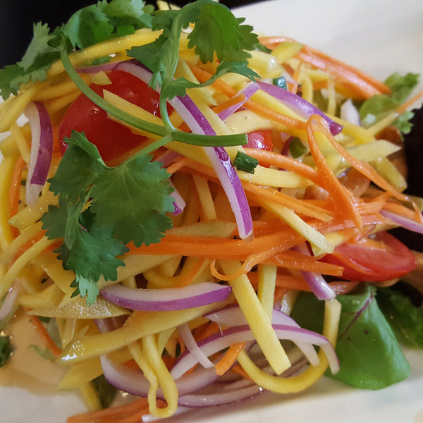 Order T4. Mango Salad food online from Williamsburg Thai store, Brooklyn on bringmethat.com