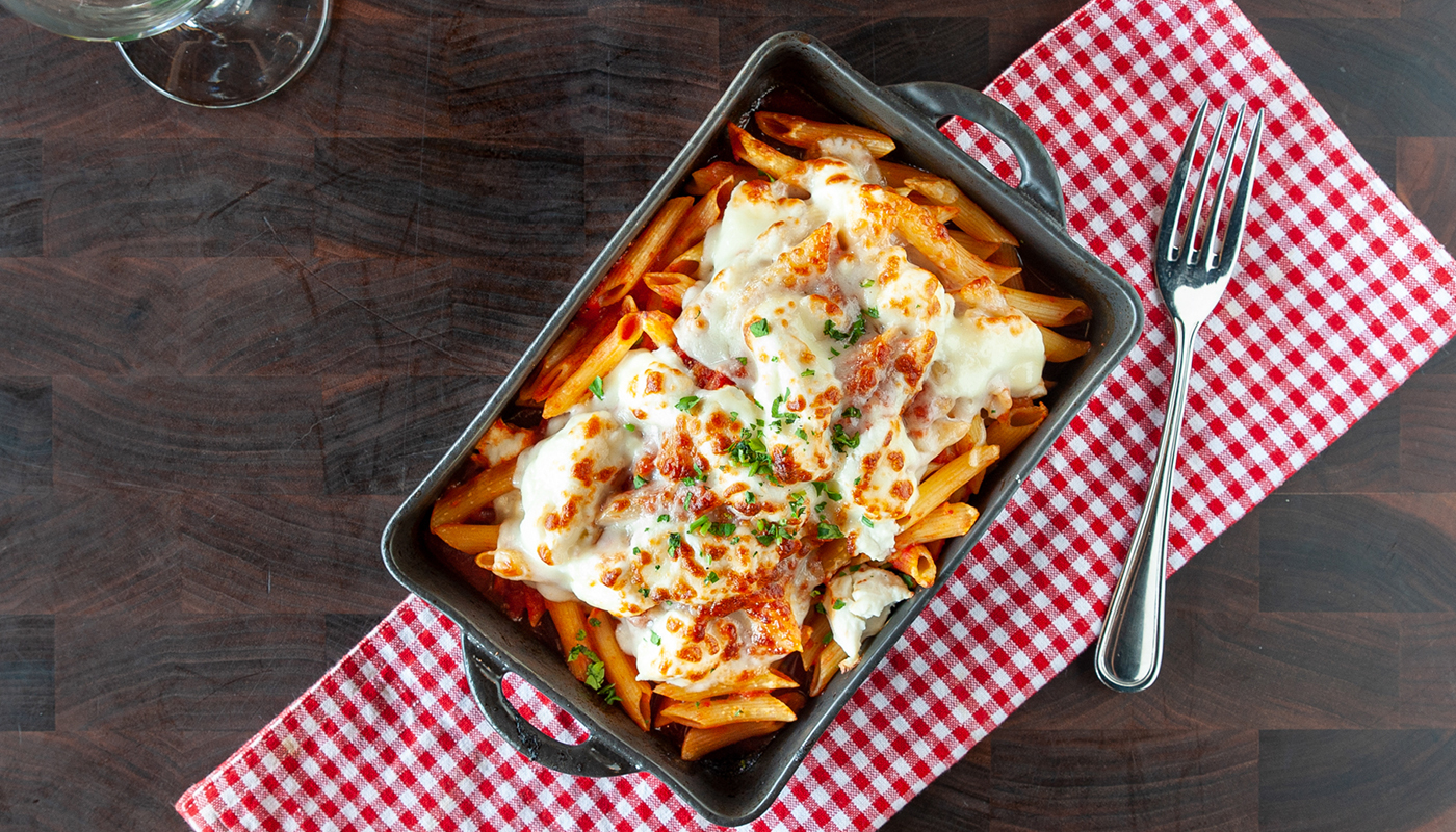 Order Baked Ziti food online from Russo's Pizza store, Austin on bringmethat.com