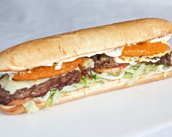 Order Stinger Sub 12" food online from Jim's SteakOut store, Buffalo on bringmethat.com