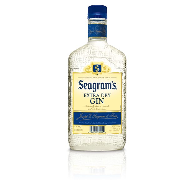 Order Seagram's Extra Dry Gin's 375 ml. food online from Village Wine & Spirits store, Ventura on bringmethat.com