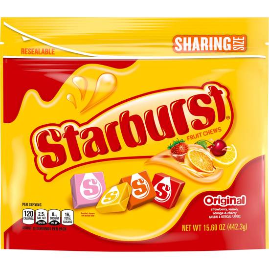 Order STARBURST Original Fruit Chews Chewy Candy, Sharing Size, 15.6 oz Bag food online from CVS store, LYNCHBURG on bringmethat.com