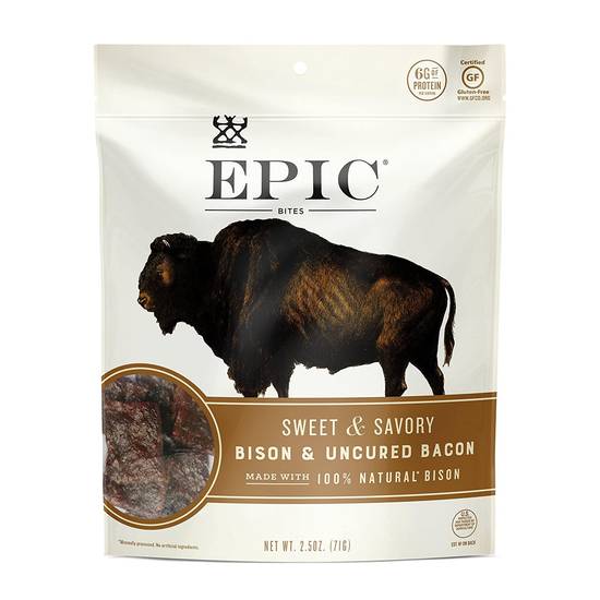 Order Epic Bison Bacon Protein Bar food online from Deerings Market store, Traverse City on bringmethat.com