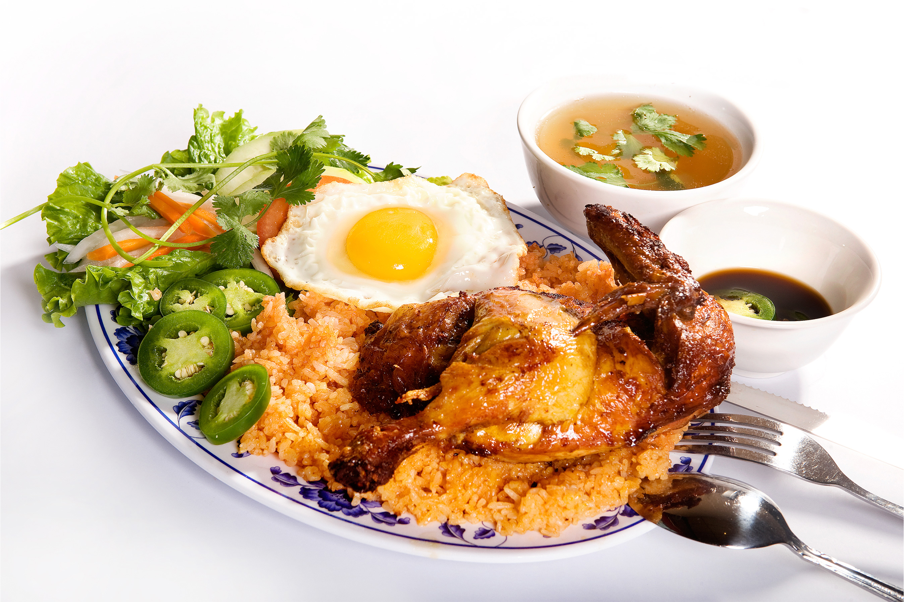 Order Cơm Chiên Gà Rô Ti #41 food online from Pho Huong store, San Jose on bringmethat.com