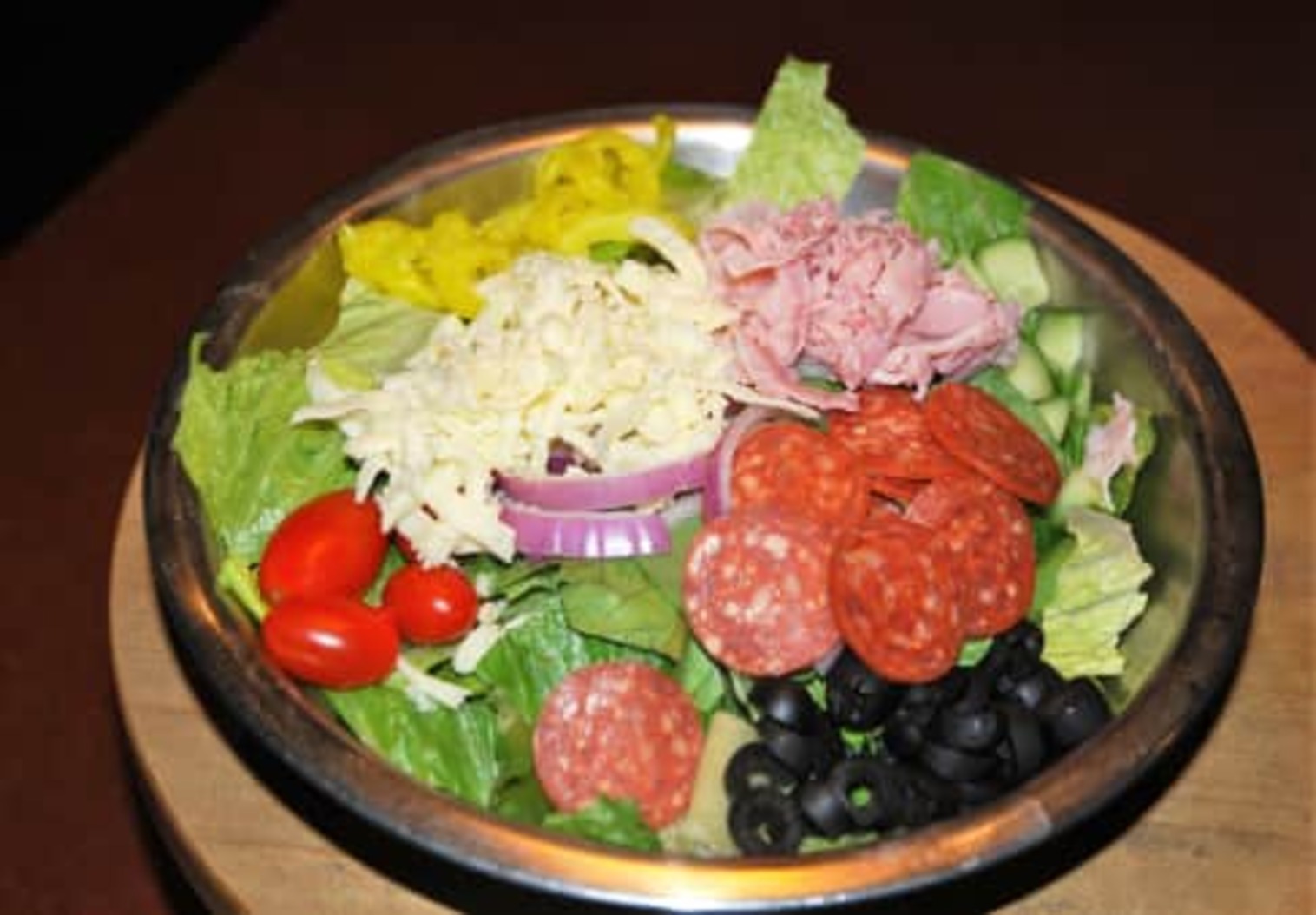 Order Antipasto Salad Side food online from PizzaPapalis store, Bloomfield Hills on bringmethat.com
