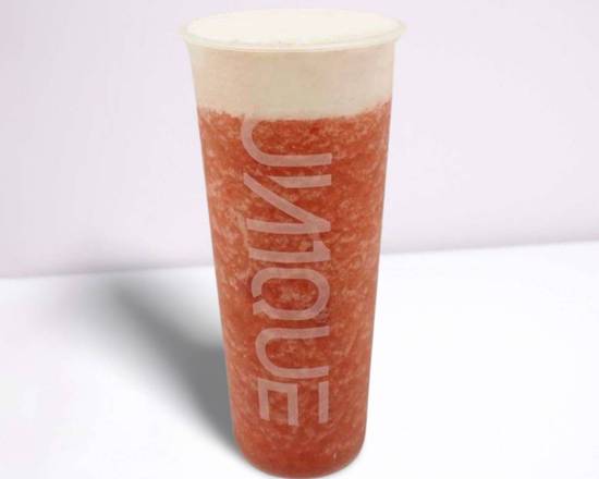 Order Super Strawberry with Cheese Foam  芝士莓莓 food online from Un1que Tea & Bar store, Hacienda Heights on bringmethat.com