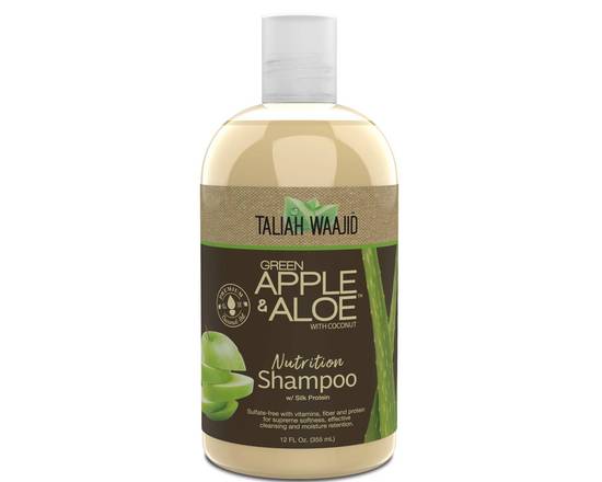 Order Taliah Waajid Green Apple & Aloe Shampoo (12 oz) food online from Temple Beauty Supply store, South Gate on bringmethat.com