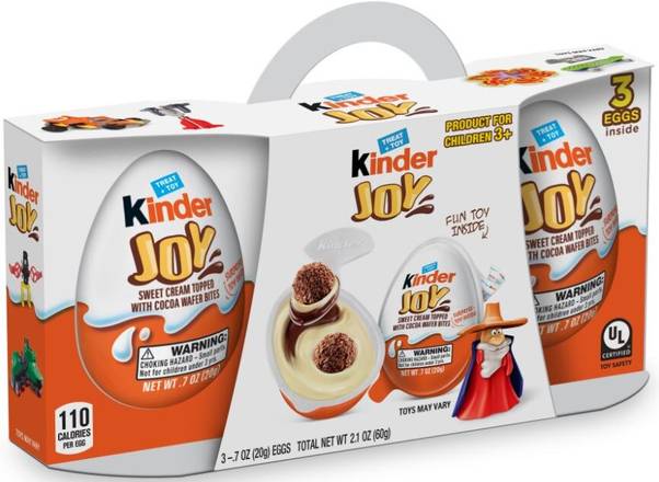 Order Ferrero Kinder Joy Eggs, 3 CT food online from Cvs store, DOVER on bringmethat.com