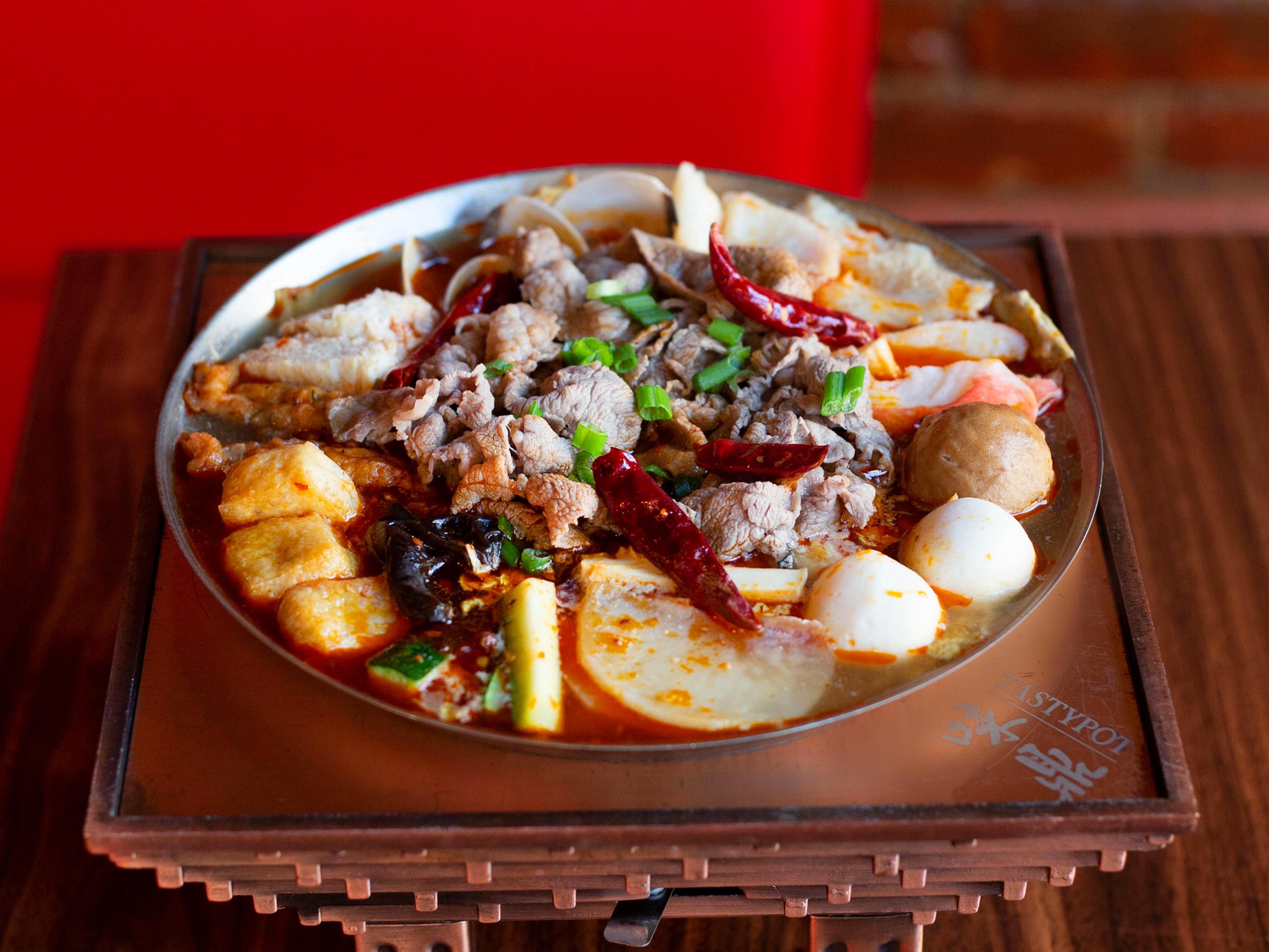 Order 1. Beef Hot Soup food online from Tasty Pot store, San Diego on bringmethat.com