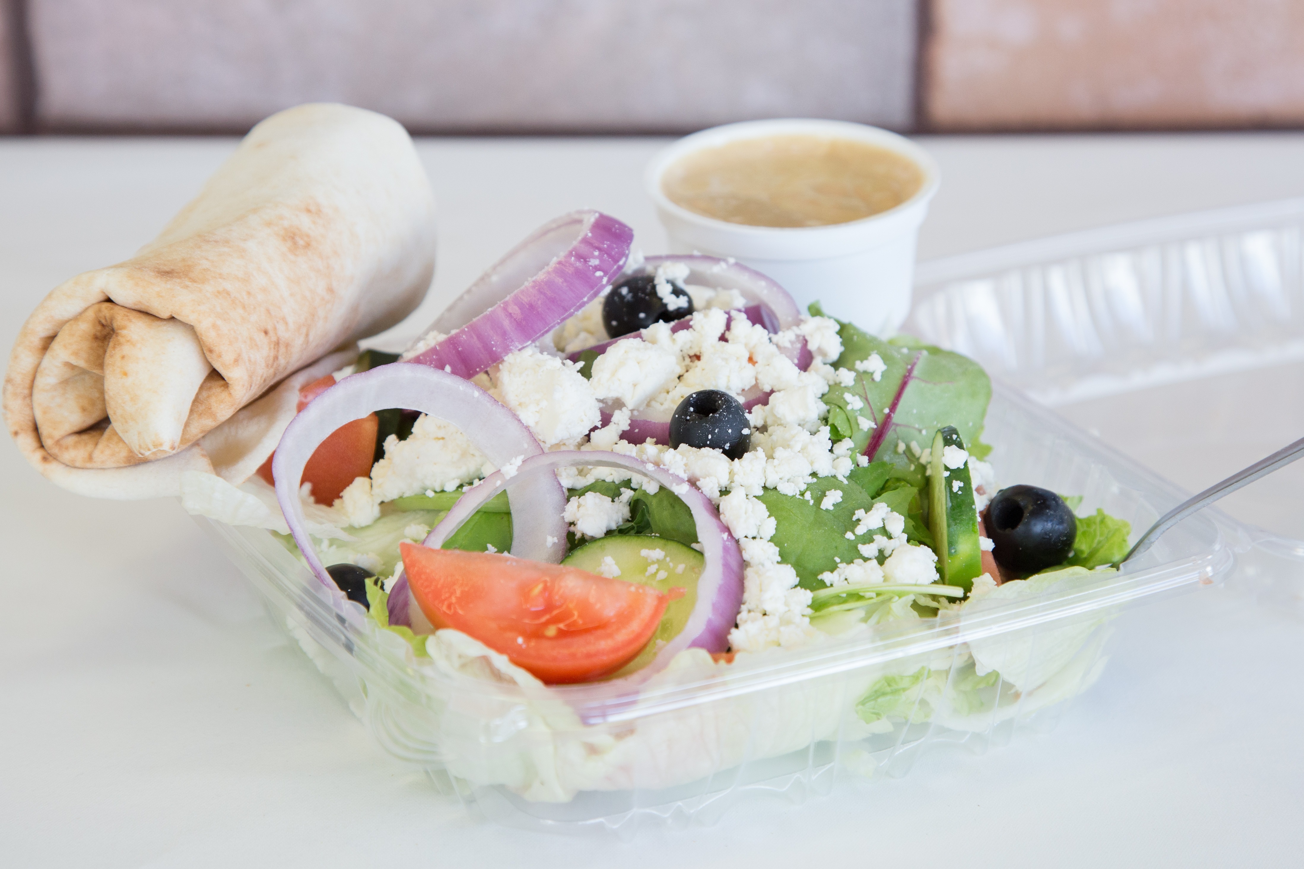 Order Greek Salad food online from Windy City Pizza Quincy Location store, Quincy on bringmethat.com