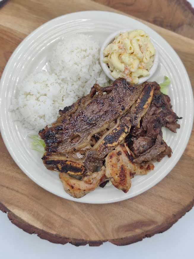 Order BBQ Mixed Combo  food online from Maui Hawaiian Bbq store, Oceanside on bringmethat.com