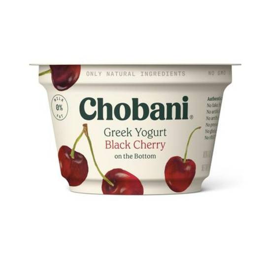 Order Chobani Greek Yogurt - Black Cherry food online from IV Deli Mart store, Goleta on bringmethat.com