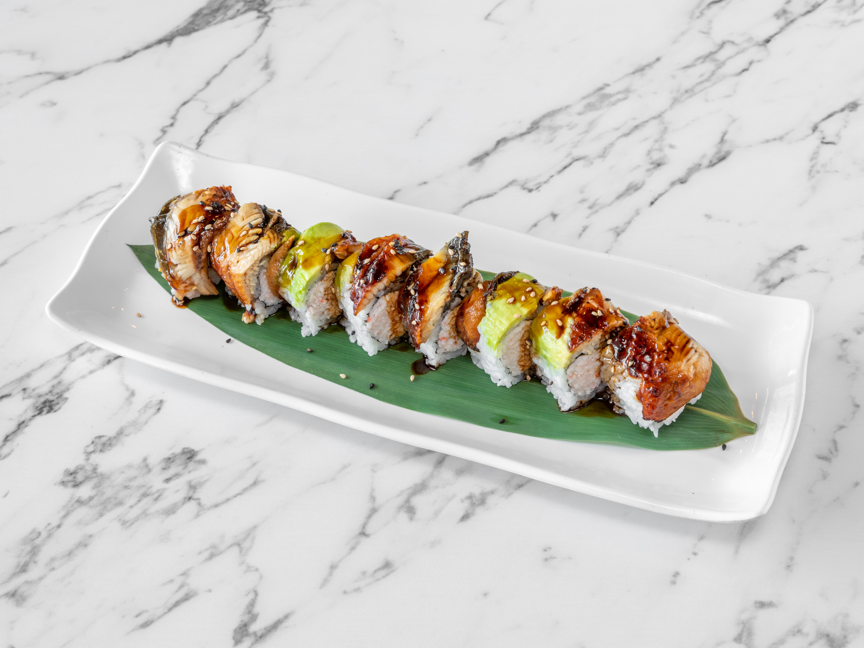 Order Dragon Roll food online from Ohya Sushi, Korean Kitchen & Bar store, Glendale on bringmethat.com