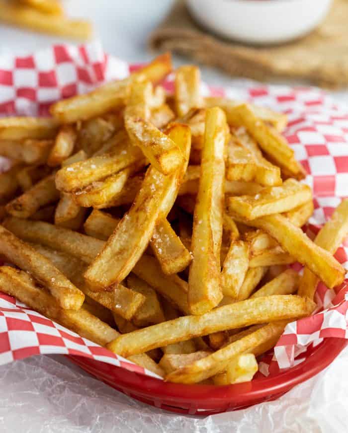 Order Side of Plain Fries food online from Mike & Saso Kitchen store, Charlottesville on bringmethat.com