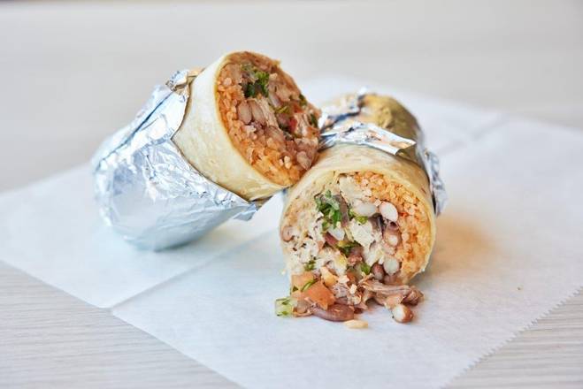 Order Regular Grilled Chicken Burrito food online from Annas Taqueria store, Brookline on bringmethat.com