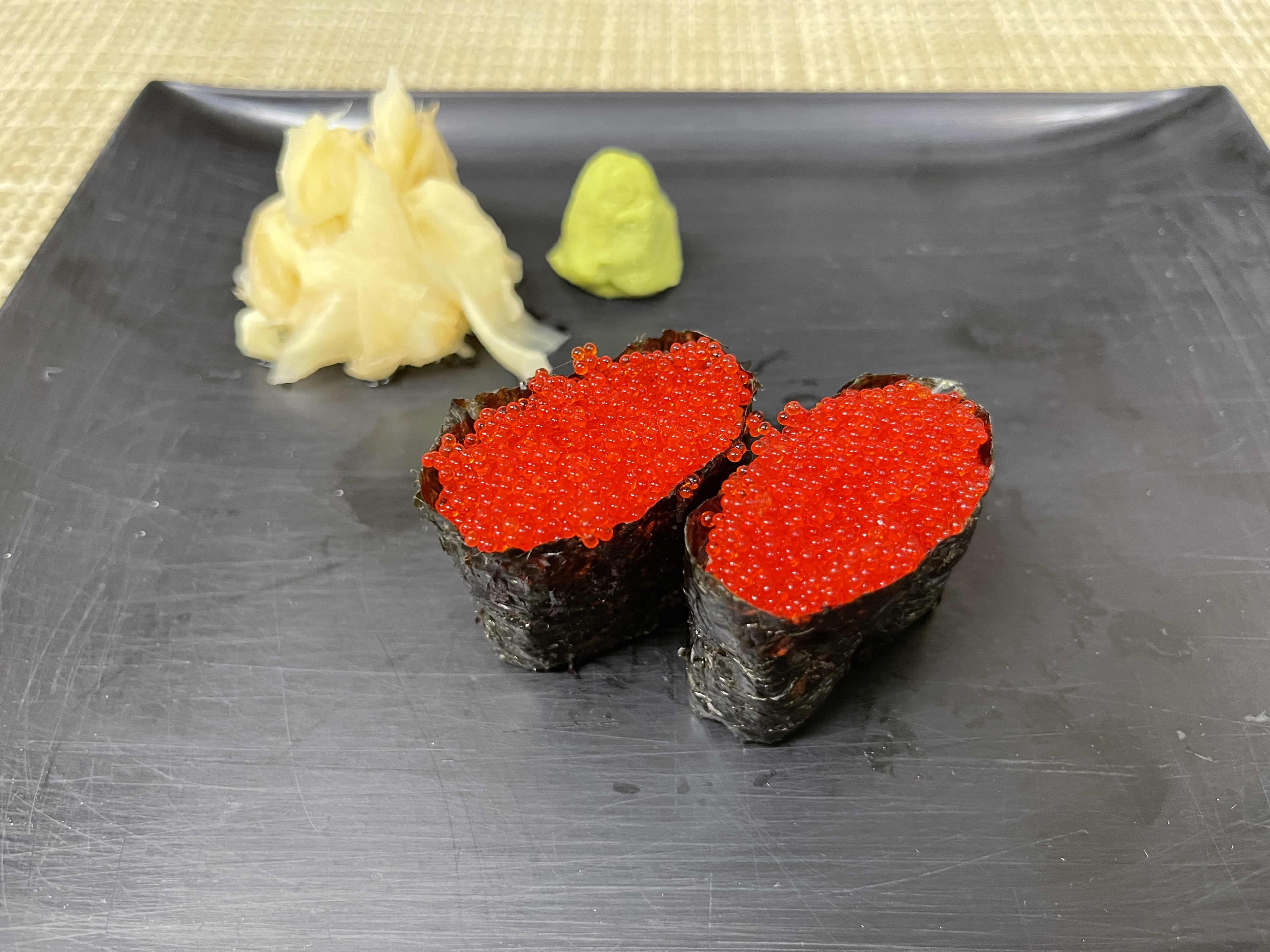 Order Flying Fish Caviar 2 pcs.  food online from Satsuma store, Bethesda on bringmethat.com