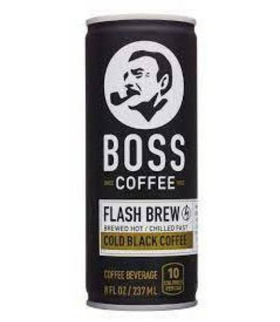 Order Boss Coffee Flash Brew Black Coffee food online from IV Deli Mart store, Goleta on bringmethat.com