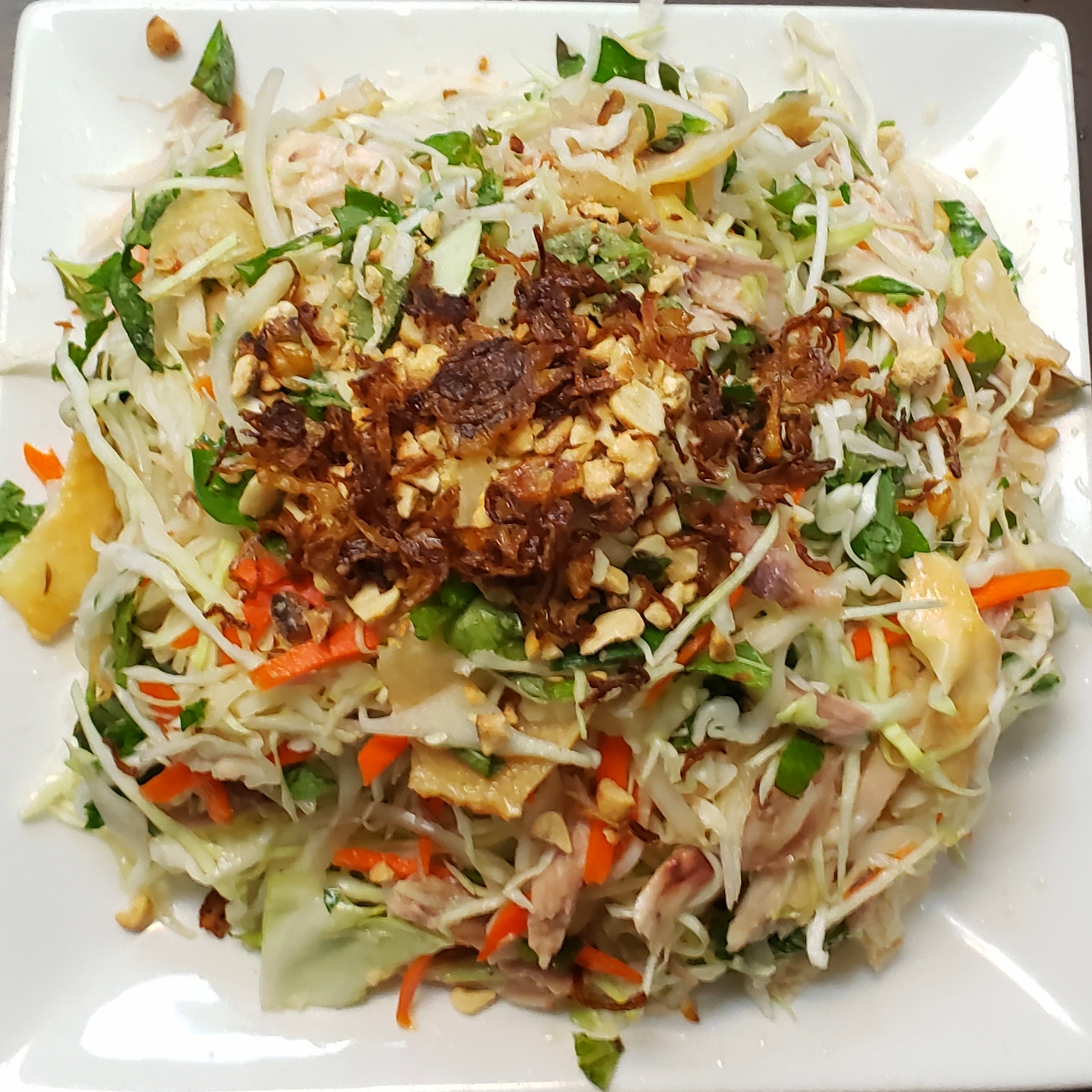 Order 111. Vietnamese Chicken Salad food online from Thien Hoang Restaurant store, Portland on bringmethat.com