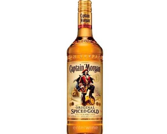 Order Captain Morgan Spiced, 750mL rum (35.0% ABV) food online from Ogden Wine & Spirit store, Naperville on bringmethat.com