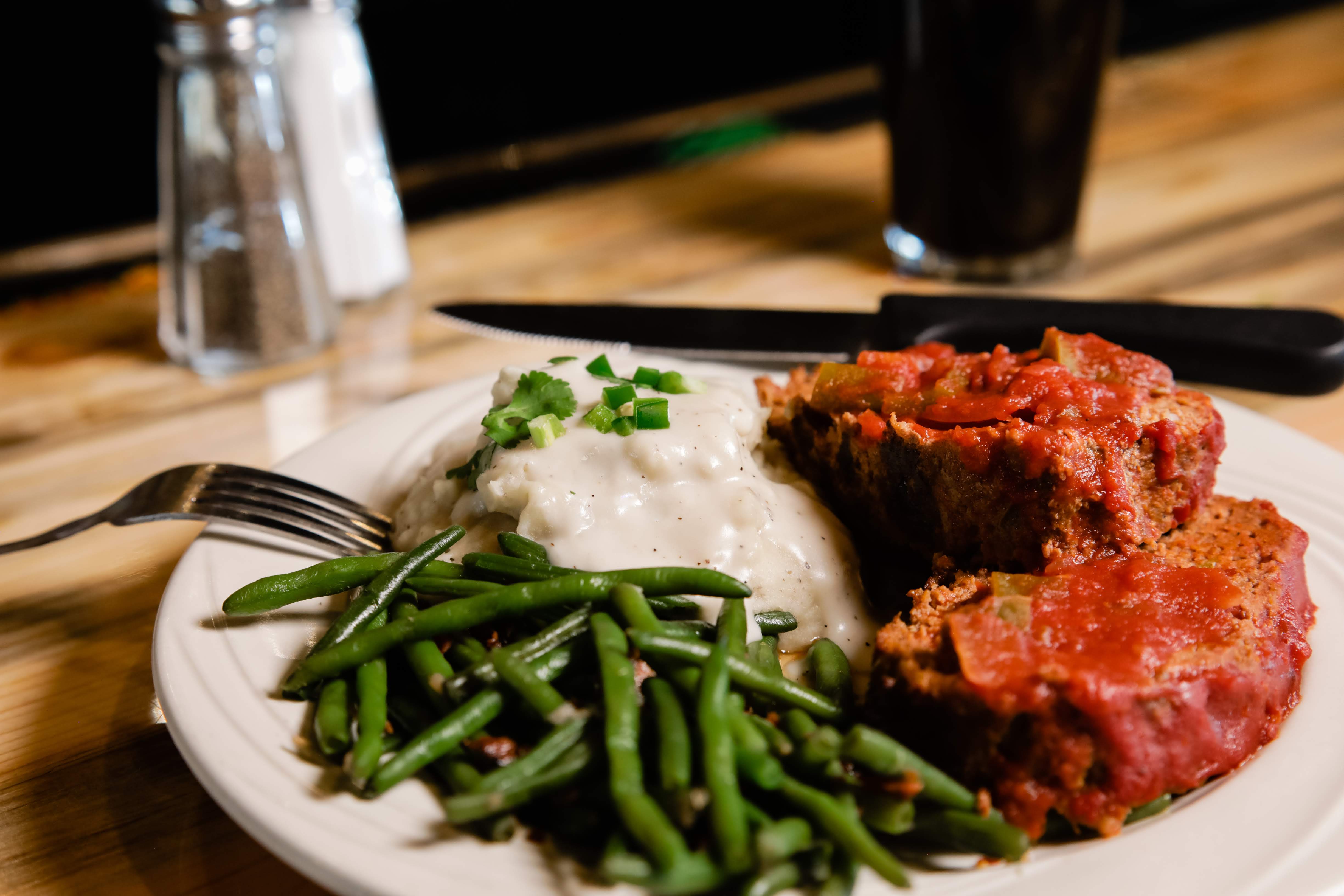 Order Mom’s Meat Loaf food online from Black Eyed Pea store, Englewood on bringmethat.com