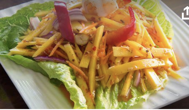 Order Mango Salad food online from Arawan Thai Cuisine store, Sausalito on bringmethat.com