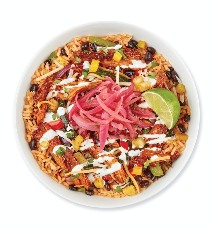 Order Grilled Al Pastor Bowl food online from Baja Fresh Mexican Grill store, Modesto on bringmethat.com