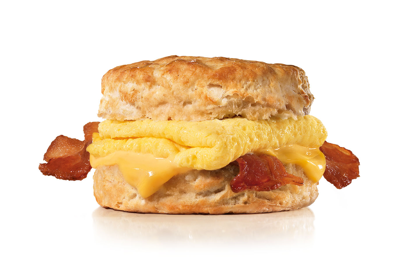 Order Bacon, Egg & Cheese Biscuit food online from Carl's Jr. store, Daly City on bringmethat.com