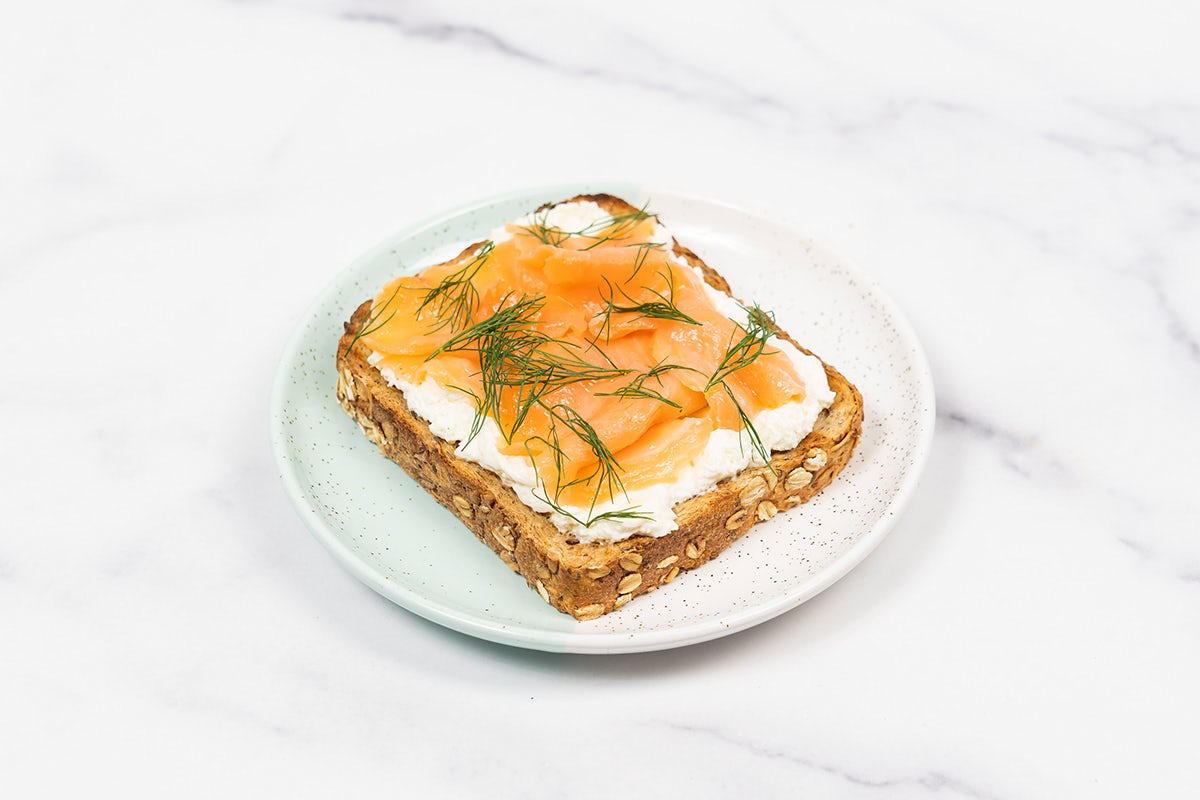 Order Salmon Toast food online from Coffee shop store, New York on bringmethat.com