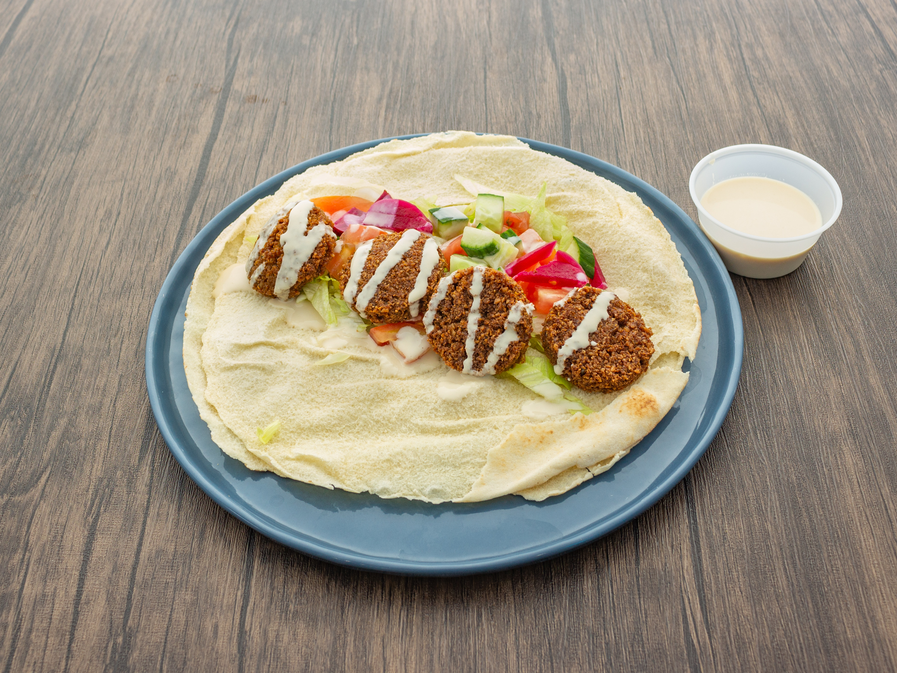 Order Falafel Wrap food online from Bro Sandwiches store, Montclair on bringmethat.com