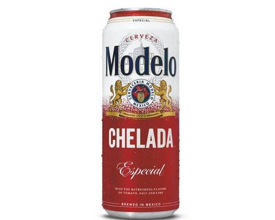 Order Modelo Chelada • 24oz Can food online from Windy City Liquor Market store, El Cajon on bringmethat.com