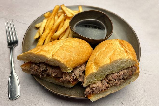 Order French Dip Sandwich food online from Black Angus Steakhouse store, Brentwood on bringmethat.com