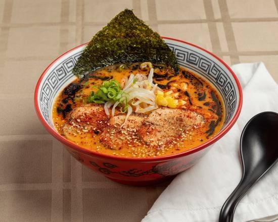 Order Spicy Miso Ramen + Choice of Starters food online from Isshindo Ramen store, Boston on bringmethat.com