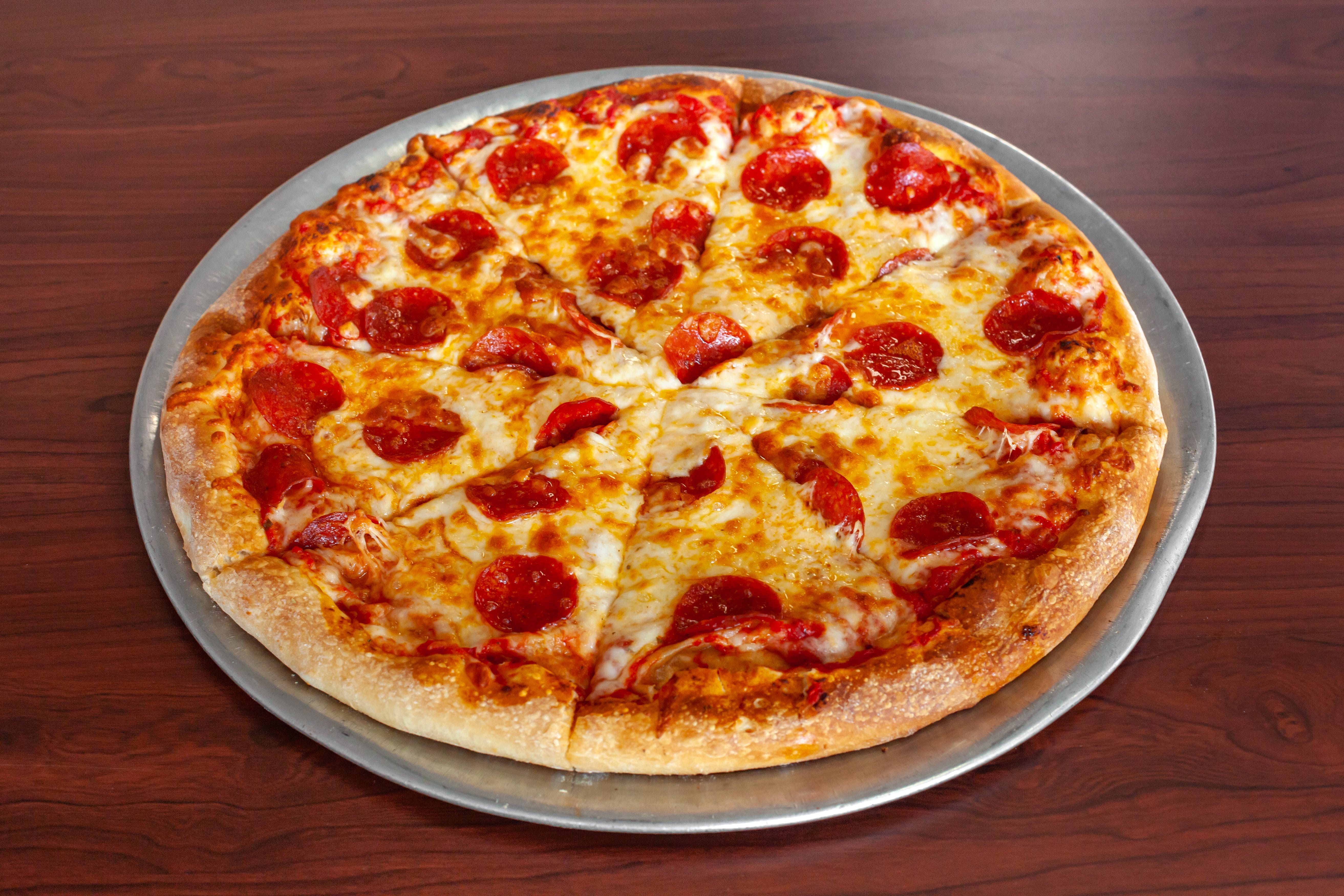 Order Pepperoni Pizza Slice - Slice food online from Apollos Pizza store, Richmond on bringmethat.com