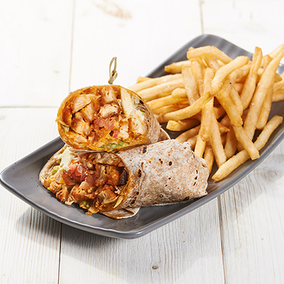 Order Buffalo Chicken Wrap food online from Wood-n-Tap - Vernon store, Vernon on bringmethat.com