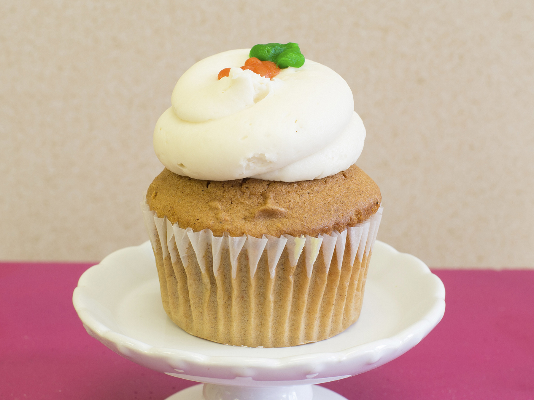 Order Carrot Cake Cupcake-Cream Cheese Icing food online from Livay Sweet Shop store, Plainfield on bringmethat.com