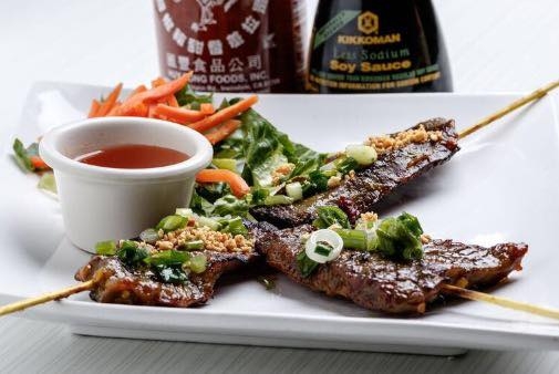 Order Beef Satays food online from Kim Son Restaurant store, Stafford on bringmethat.com