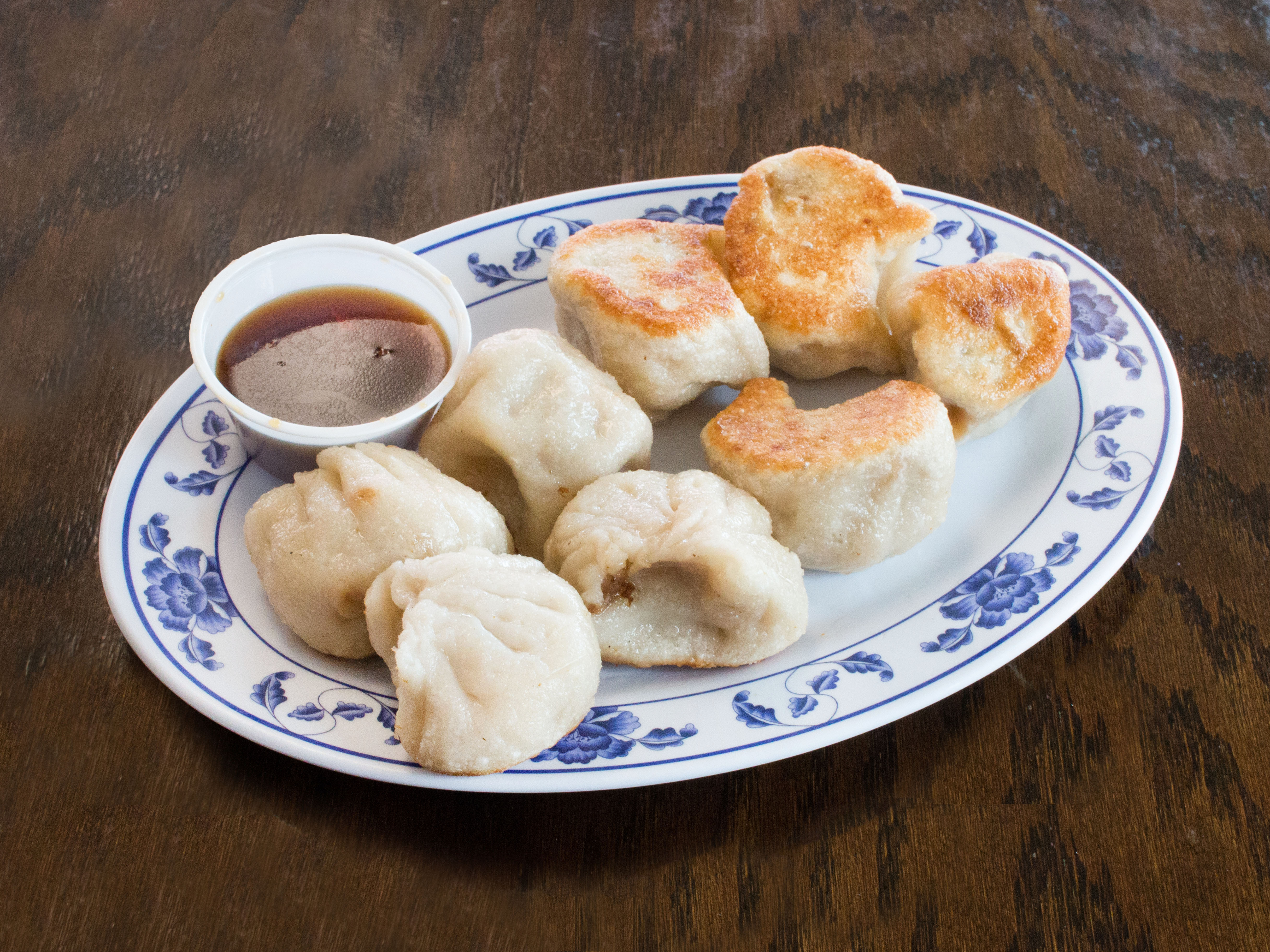 Order Fried Dumplings food online from Lucky Kitchen store, Ann Arbor on bringmethat.com