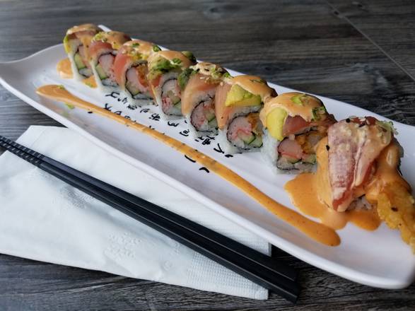 Order Bronco Roll food online from Oh Sushi store, Des Moines on bringmethat.com
