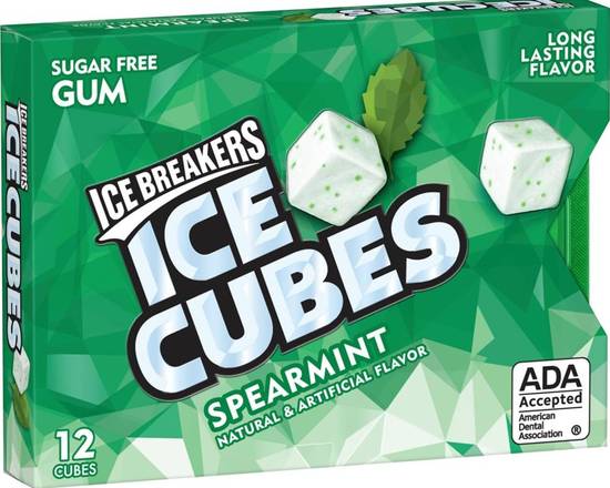 Order Ice Cubes /Sugar Free Gum -Spearmint  food online from Abc Discount Store store, San Diego on bringmethat.com