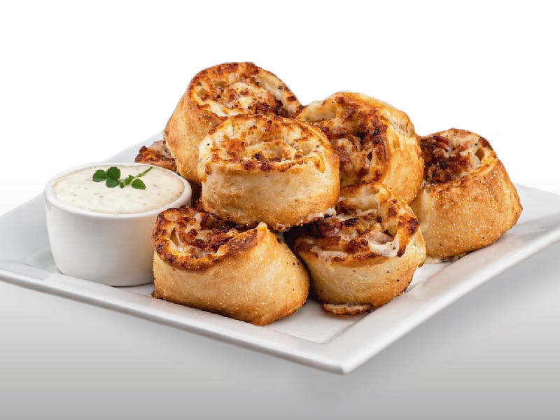 Order Cheezee Bacon Rolls - Appetizer food online from Pizza Guys store, Elk Grove on bringmethat.com