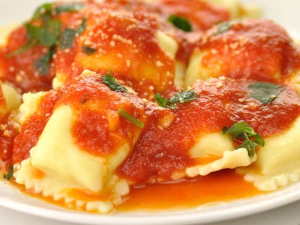 Order Cheese Ravioli with Homemade Marinara food online from Outta Hand Pizza store, Westfield on bringmethat.com