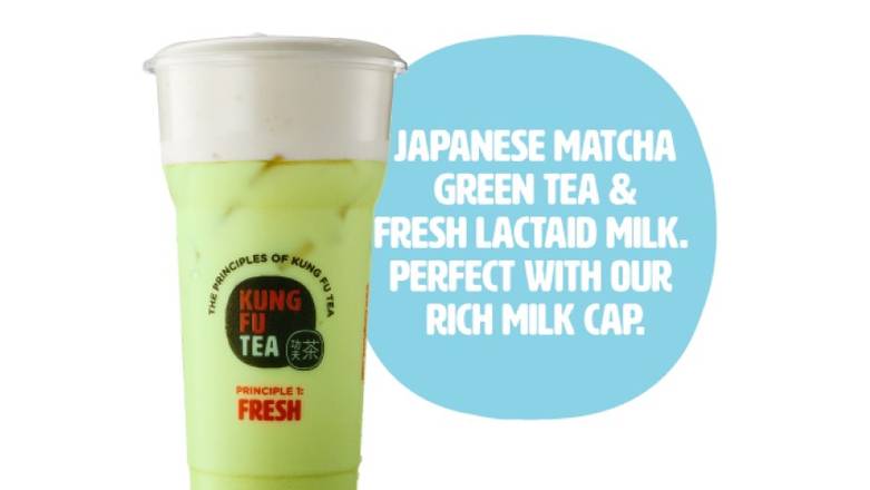 Order Matcha Milk Cap food online from Kung Fu Tea store, Norristown on bringmethat.com