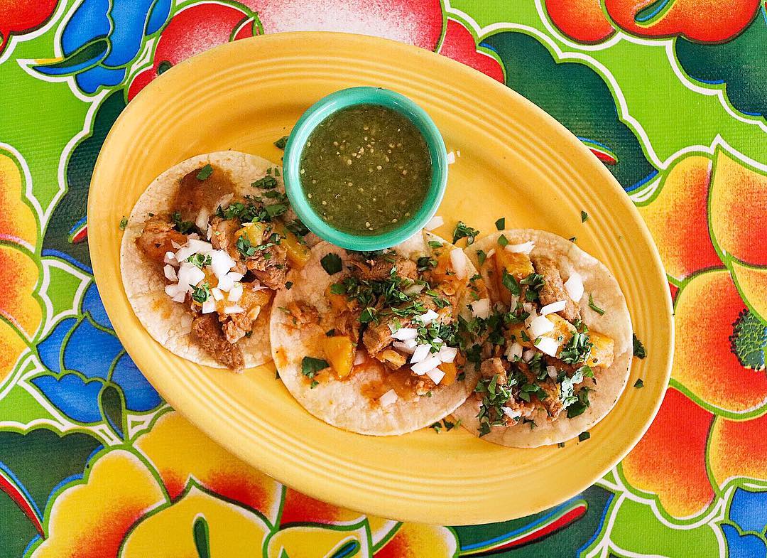 Order Chicken Tinga Tacos food online from Tekila store, Sherman Oaks on bringmethat.com