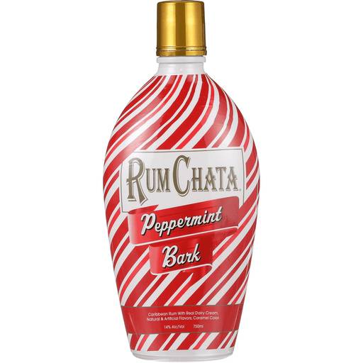 Order Rum Chata Peppermint Bark Gift (750 ML) 131528 food online from Bevmo! store, Los Angeles on bringmethat.com