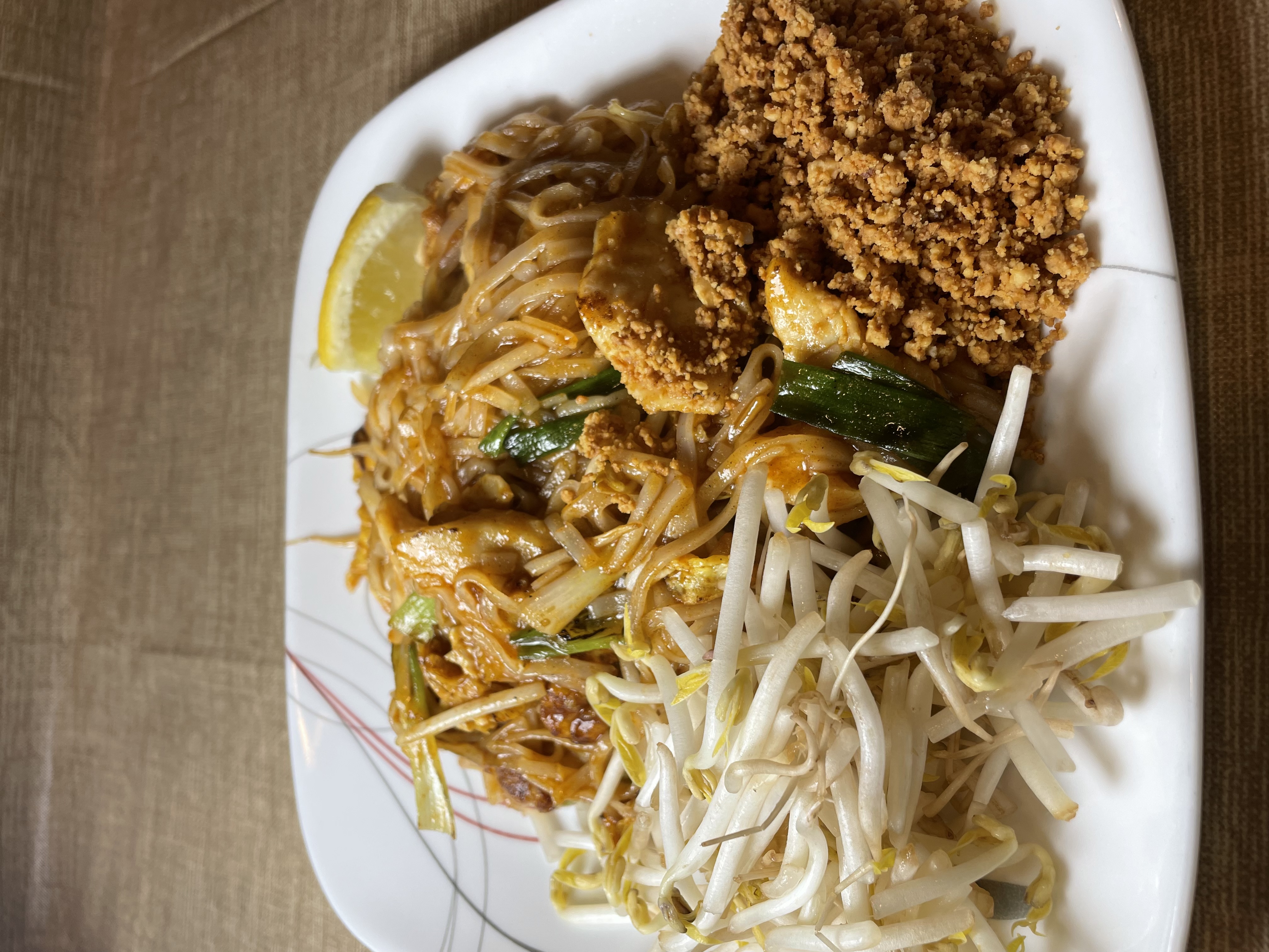Order Pad Thai Dinner food online from Bangkok Cuisine store, Auburn Hills on bringmethat.com