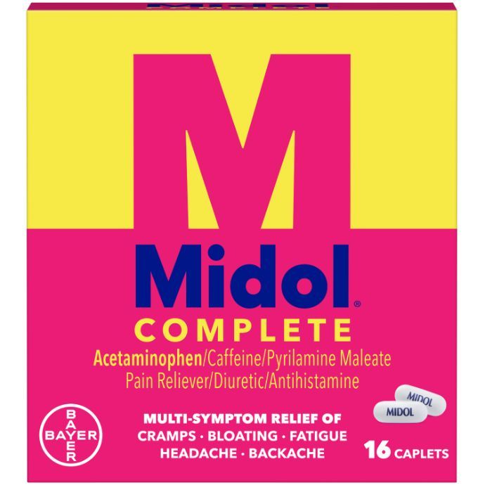 Order Midol Max Strength Caplets 16 Count food online from 7-Eleven store, San Diego on bringmethat.com