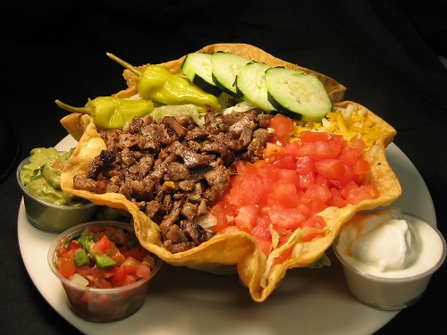 Order Taco Salad food online from Covina Burgers store, Covina on bringmethat.com