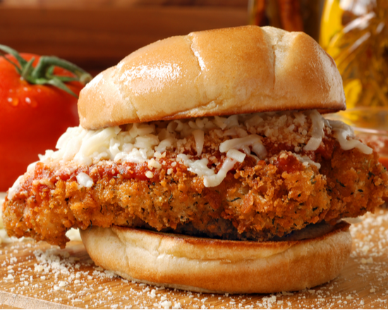 Order Chicken Parmigiana Sandwich food online from Salvatore's Parmigiana Sandwiches store, San Francisco on bringmethat.com