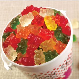 Order Gummy Bear Bucket food online from Gift Basket World store, Irwin on bringmethat.com