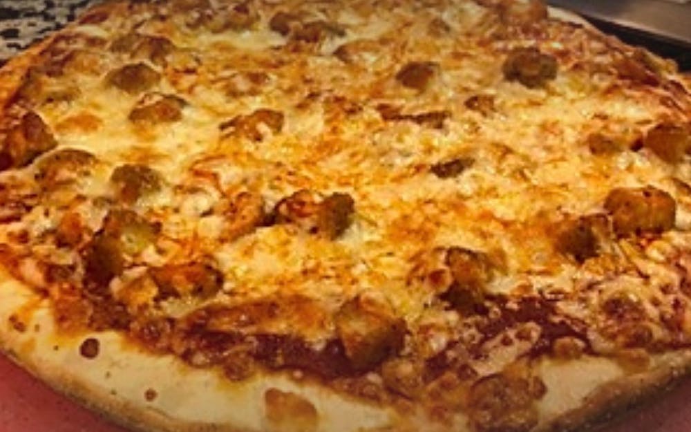 Order Buffalo Chicken Pizza - 10" food online from Singas Pizza store, Hicksville on bringmethat.com