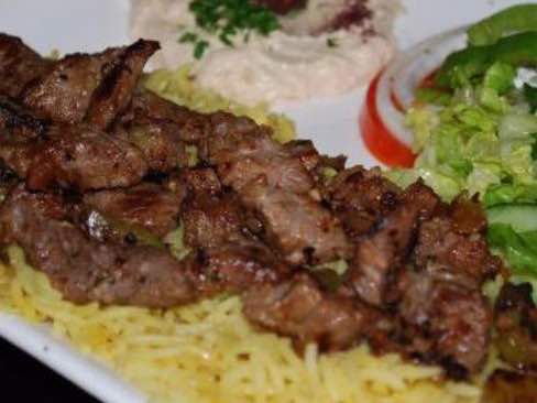 Order Beef Shawarma Platter food online from Oasis Fresh store, Chicago on bringmethat.com